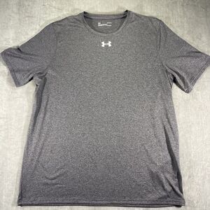 Under Armour Heat Gear Gray Loose Fit‎  T-Shirt  Size Medium